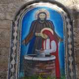 io per� ho aggiunto il particolare degli occhi azzurri, perch� si dice che Cristo li avesse chiari�